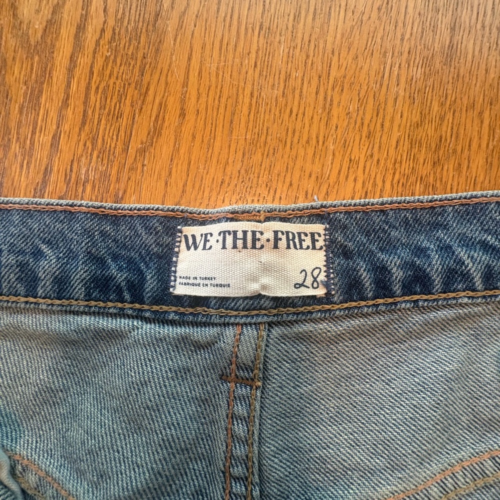 We the Free Wiley Embellished Bootcut Jeans Studded Distressed Ripped 28 33” ins - Picture 14 of 14